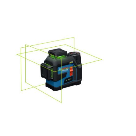BOSCH Akkus kombilézer GLL 12V-100-33 CG IP 65 (1 x 2,0 Ah akku+töltő+LB10 tartó) L-BOXX 136 -ban