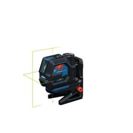 BOSCH Akkus kombilézer GCL 12V-50-22 CG IP 65 (1 x 2,0 Ah akku+töltő+RM20 tartó) L-BOXX 136 -ban