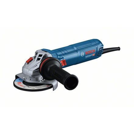 BOSCH Sarokcsiszoló 125 mm GWS 12-125 S fordulatszám szabályzós, reteszelhető kapcs. / 1200 W