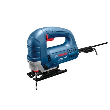 BOSCH Dekopírfűrész GST 8000 E kengyelfogantyús, kartondobozban / 710 W