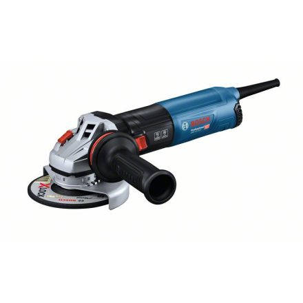 BOSCH Sarokcsiszoló 125 mm GWS 14-125 S keskeny, lágy indítású, ford. szab., k dobozban / 1400 W