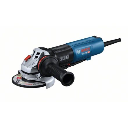 BOSCH Sarokcsiszoló 125 mm GWS 17-125 PSB keskeny, int. fékr., ford. szab., k.dobozban / 1700 W