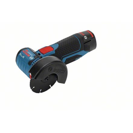 BOSCH Akkus sarokcsiszoló 76 mm GWS 12V-76 L-Boxx-ban (2 x 3,0 Ah akku + gyorstöltő)