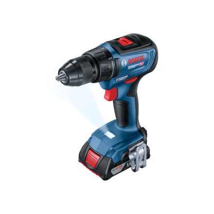 BOSCH Akkus fúrócsavarozó GSR 18V-50 L-Case-ben (2 x 2,0 Ah akku + töltő)