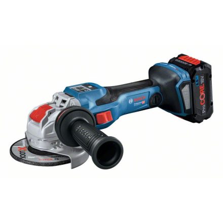 BOSCH GWX 18V-15 SC Akkus sarokcsiszoló X-LOCK (2x8,0 Ah ProCORE) L-Boxx-ban