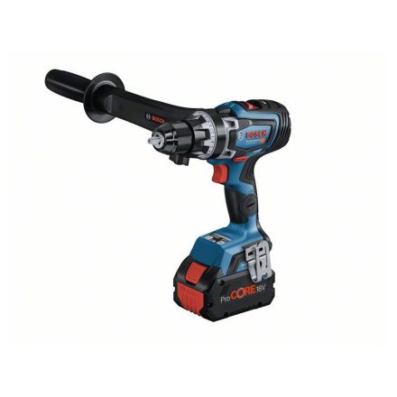 BOSCH GSR 18V-150 C akkus fúrócsavarozó, 2xProCore 8.0 Ah akku + GAL 1880 CV, GCY42, L-Boxx