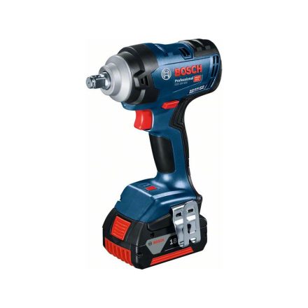 BOSCH Akkus ütvecsavarozó GDS 18V-400 kofferben 1/2"-os (2 x 5,0 Ah akku + töltő)