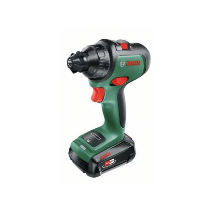 BOSCH AdvancedDrill 18 Akkus fúrócsavarozó + Tokmányadapter (2 x 2,5 Ah akku) kofferben