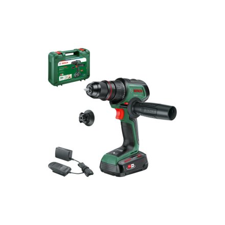 BOSCH Akkus fúrócsavarozó AdvancedDrill 18V-80 Quicksnap kofferben 78 Nm (1 x 2,5 Ah akku + töltő