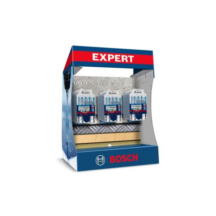 BOSCH EXPERT HEX-9 Univerzális fúrószár készlet 5 részes (18 db) pultra helyezhető display-ben