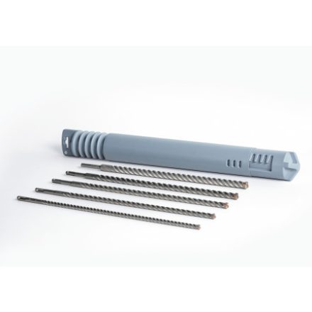 BOSCH 5X Kőzetfúró készlet 5 részes 10,12,14,16,18 x 460/400 mm négyélű SDS-Plus