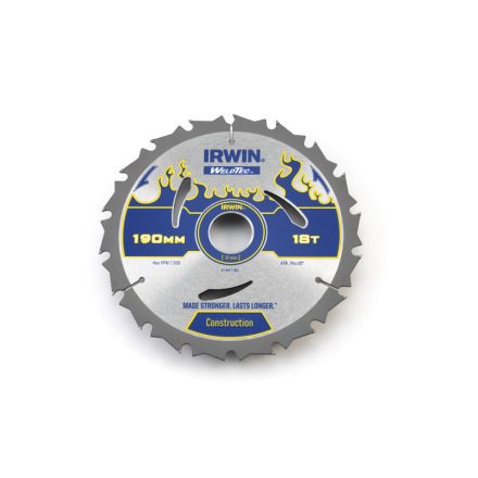 IRWIN Fűrésztárcsa fához 190 x 30 mm / 18T