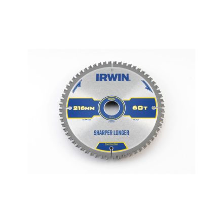 IRWIN Fűrésztárcsa fához 216 x 30 mm / 60T