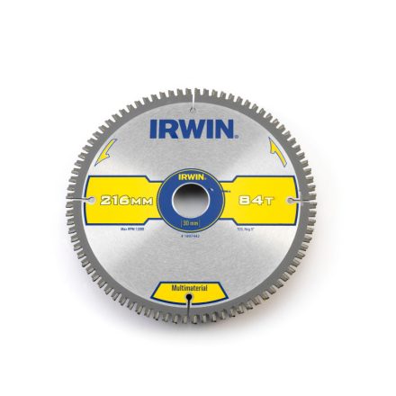 IRWIN Fűrésztárcsa Multi 216 x 30 mm / 84TCG