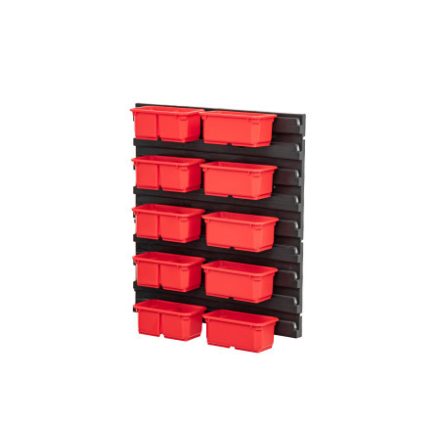 QBRICK SYSTEM ONE Tárolódoboz + QBRICK SYSTEM PRO tárolódoboz fali tartóval