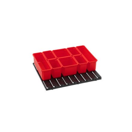 QBRICK SYSTEM ONE Tárolódoboz + QBRICK SYSTEM PRO tárolódoboz fali tartóval 7