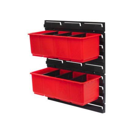 QBRICK SYSTEM ONE Tárolódoboz + QBRICK SYSTEM PRO tárolódoboz fali tartóval 5