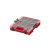 QBRICK SYSTEM ONE Organiser M Piros Ultra HD szivacs betétes