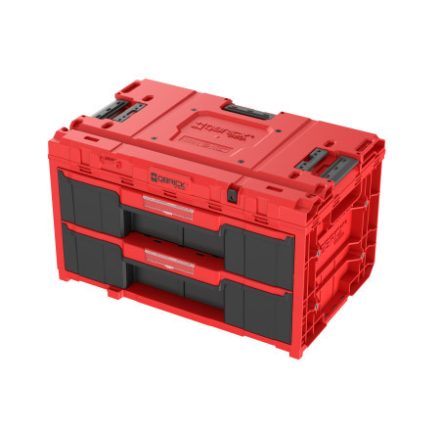 QBRICK SYSTEM ONE Fiókos Szerszámosdoboz 2.0 Piros