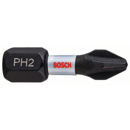 BOSCH Bithegy PH2 x 25 mm 1/4" Impact Control (2 db)