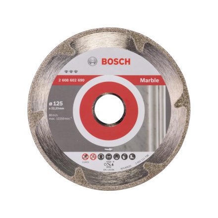 BOSCH Gyémánt vágókorong 125 x 2,2 x 3,0 x 22,2 mm folytonos Best for Marble