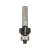 BOSCH Keményfém lekerekítő maró golyóscsapággyal 18,7 (r=3 mm) x 10,2 x 53 x 8 mm