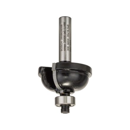 BOSCH Keményfém "F" profilmaró golyóscsapággyal 35,0 (r=9,5 mm) x 16,2 x 59 x 8 mm