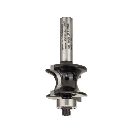 BOSCH Keményfém félpálcatag-maró golyóscsapággyal 27,8 (r=6 mm) x 19 x 63 x 8 mm