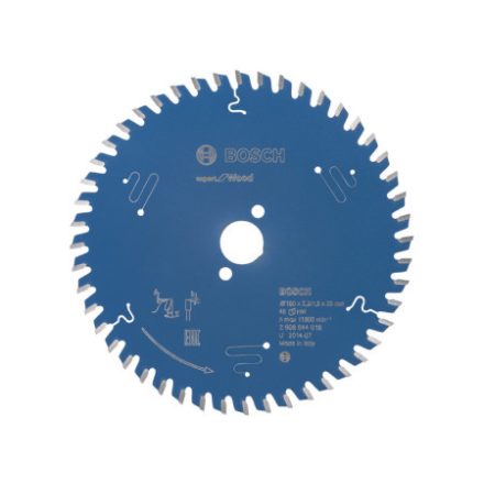 BOSCH Fűrésztárcsa fához 160 x 20 x 2,2 mm / 48T Expert for Wood