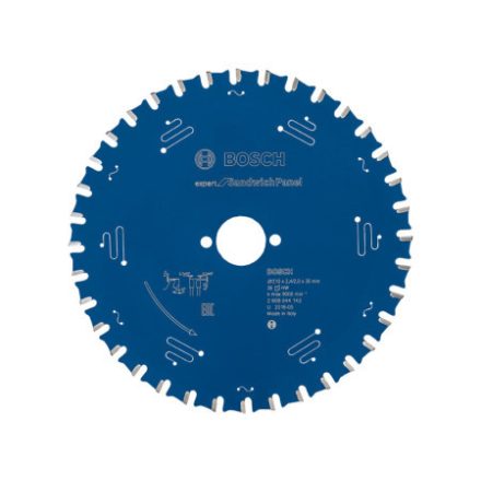 BOSCH Fűrésztárcsa szendvicspanelhez 210 x 30 x 2,4 mm / 36T Expert for Sand. Panel