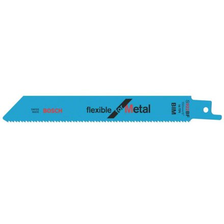 BOSCH Szablyafűrészlap fémre S 922 BF 150 mm / 14TPI bimetál Flexible for Metal (2 db)