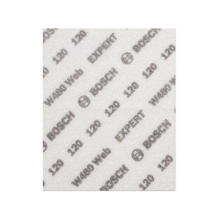 BOSCH EXPERT W480 Csiszolóháló mosható 140 x 115 mm /P120 (2 db)