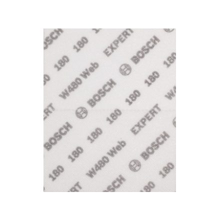 BOSCH EXPERT W480 Csiszolóháló mosható 140 x 115 mm /P180 (2 db)