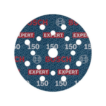 BOSCH EXPERT O780 Foil Tépőzáras csiszolótárcsa 125 mm / P150 kerámiaszemcsés (6 db)