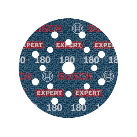 BOSCH EXPERT O780 Foil Tépőzáras csiszolótárcsa 125 mm / P180 kerámiaszemcsés (6 db)