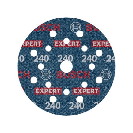 BOSCH EXPERT O780 Foil Tépőzáras csiszolótárcsa 125 mm / P240 kerámiaszemcsés (6 db)