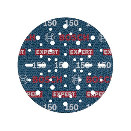 BOSCH EXPERT O780 Foil Tépőzáras csiszolótárcsa 150 mm / P150 kerámiaszemcsés (6 db)