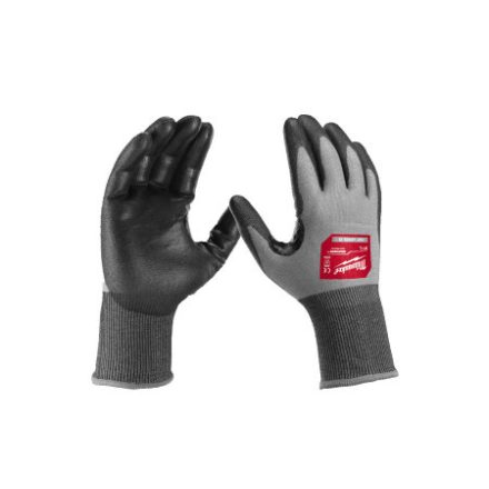 MILWAUKEE Munkavédelmi kesztyű vágásbiztos PU mártott 3/C - M/8 Hi-Dex