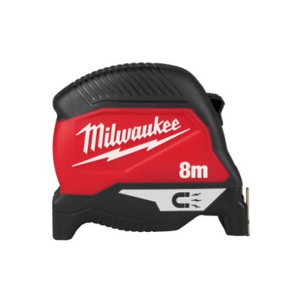 MILWAUKEE Mérőszalag 8 m x 30 mm mágneses, prémium (GEN 4)