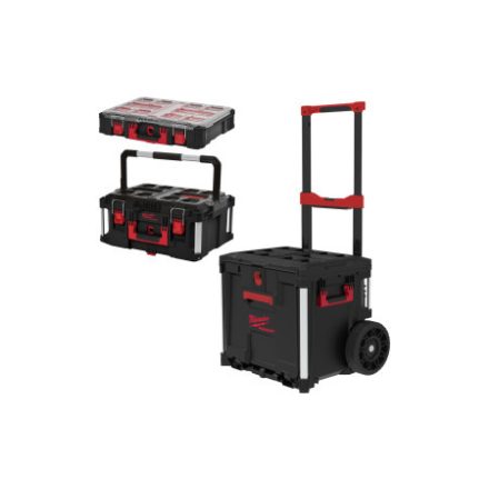 MILWAUKEE Gurulós 3 részes, fiókos szett PACKOUT™