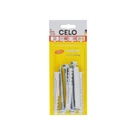 CELO Műanyag dübel MFR 10-80 SB SSKS (4 db)