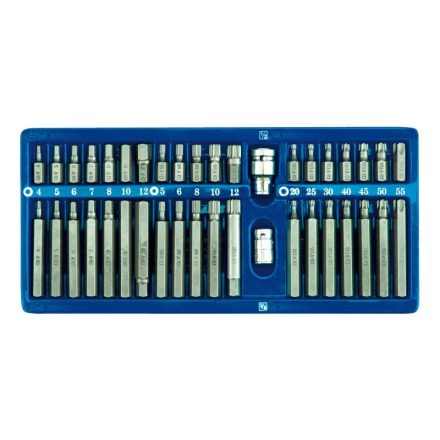 VOREL Bithegy készlet 40 részes Imbusz, Torx , Spline