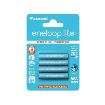 ENELOOP lite AAA/mikro akkumulátor 1,2 V 550 mAh (4 db)