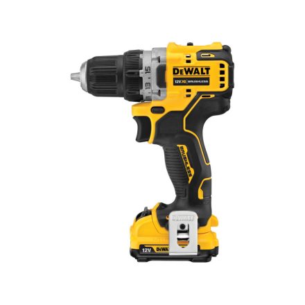 DEWALT Akkus fúrócsavarozó 12 V szénkefe nélküli (2 x 2,0 Ah akku + töltő) DCD701D2