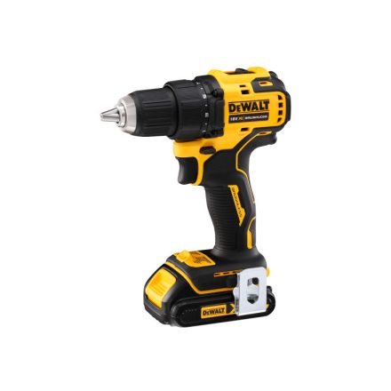 DEWALT Akkus fúrócsavarozó 18 V szénkefe nélküli (2 x 1,5 Ah akku + töltő + TSTAK) DCD708S2T