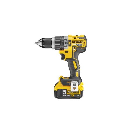 DEWALT Akkus ütvefúró-csavarozó 18 V szénkefe nélküli (2 x 5,0 Ah akku + töltő) DCD796P2