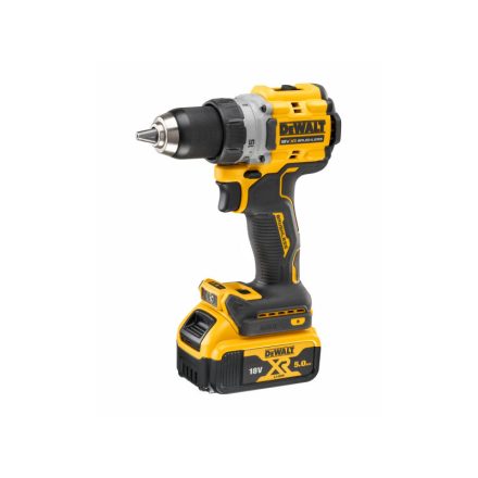 DEWALT Akkus fúrócsavarozó 18 V szénkefe nélküli (2 x 5,0 Ah akku + töltő + TSTAK) DCD800P2T