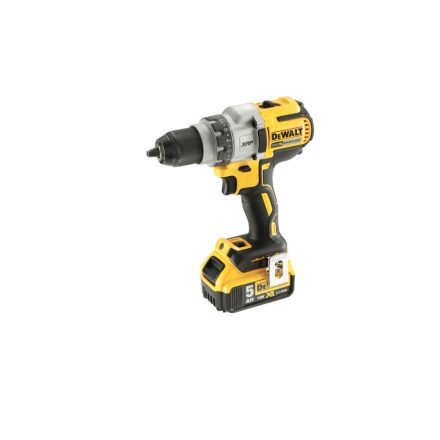 DEWALT Akkus fúrócsavarozó 18 V szénkefe nélküli (2 x 5,0 Ah akku + töltő) DCD991P2