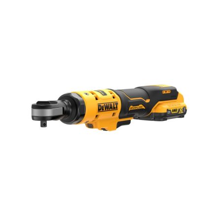 DEWALT Akkus racsnis csavarkulcs 12 V (1 x 2,0 Ah akku + töltő + táska) DCF503D1