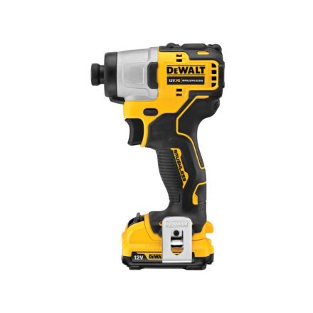 DEWALT Akkus ütvecsavarozó 12 V szénkefe nélküli (2 x 2,0 Ah akku + töltő) DCF801D2